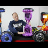 Гироскутер с Влагозащитой Smart Balance 10" c Приложением и Самобалансировкой (Черный с красной молнией) Видео