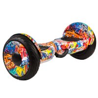 Гироскутер GT Smart Wheel 10.5 Самобаланс + App + Аква (Граффити Оранжевый)