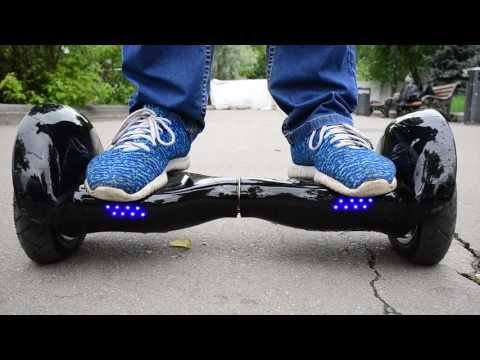 Гироскутер Smart Balance 10" c Приложением и Самобалансировкой (Желтый граффити) Видео