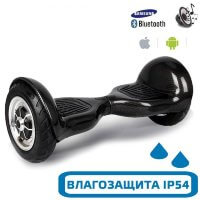 Гироскутер с Влагозащитой Smart Balance 10" Внедорожный (Черный карбон)